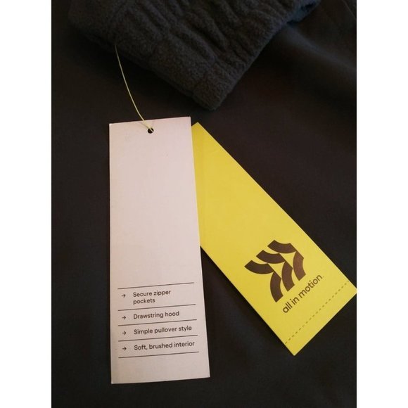 𝅺All in Motion Unisex Adult Drawstring‎ Hooded Fleece Size S NWT - Picture 9 of 9